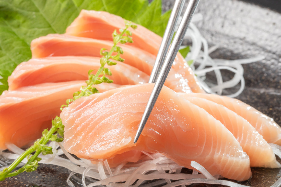 【本桜鱒(お刺身用)の食べ方】あっさりとした脂と上品な味わいを