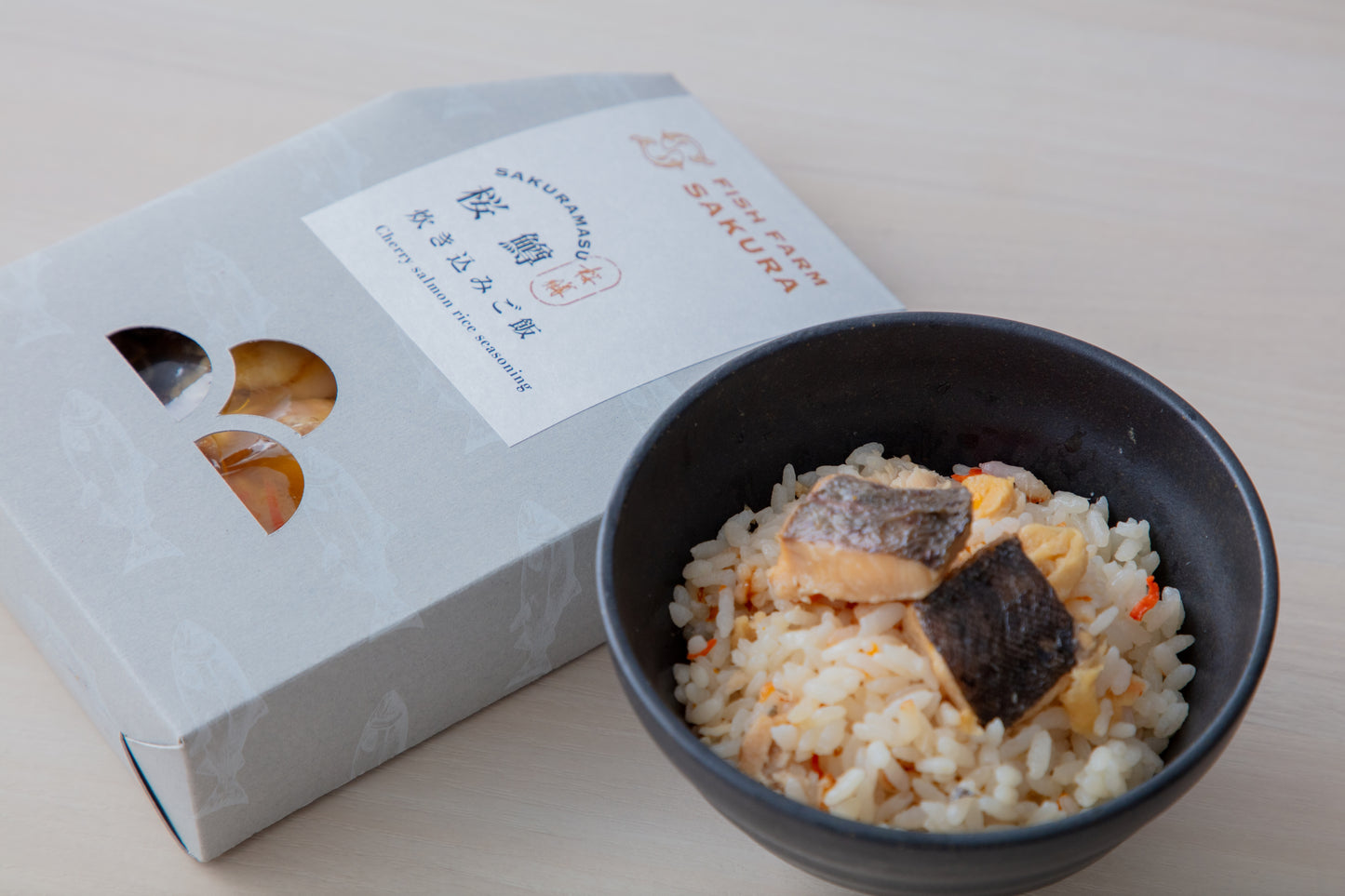 つきみいくら(醬油漬)&炊き込みご飯&コンフィのセット