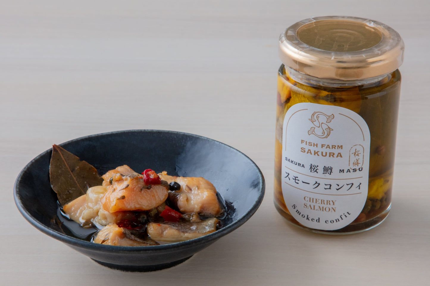 つきみいくら(醬油漬)&炊き込みご飯&コンフィのセット