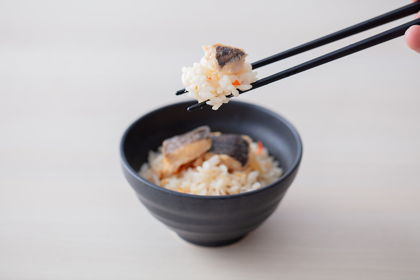 桜鱒の炊き込みご飯