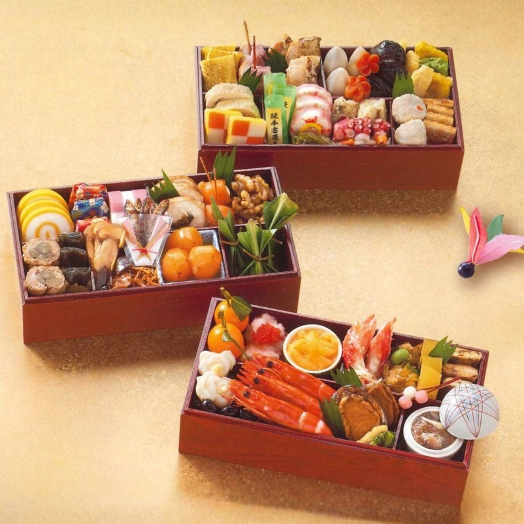 【お歳暮予約商品】三段重のおせちセット【12/30着】