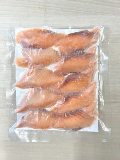 【予約販売商品・お試しセット】「日向夏サーモン」お刺身用スライスと「つきみいくら」のセット